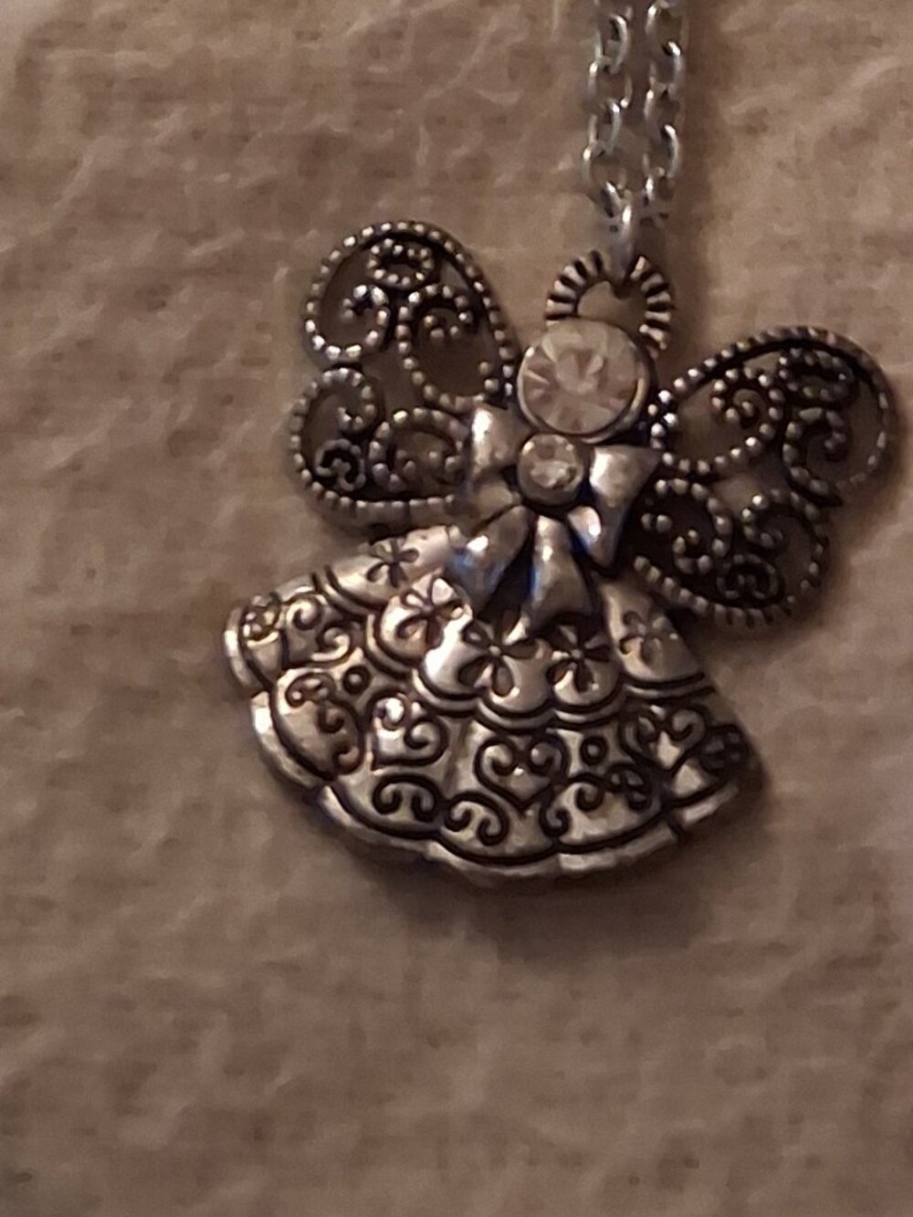 VINTAGE ANGEL NECKLACE